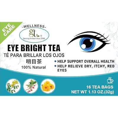 GT Eye Bright Tea, 1.13 Ounce Box (16 Tea Bags)