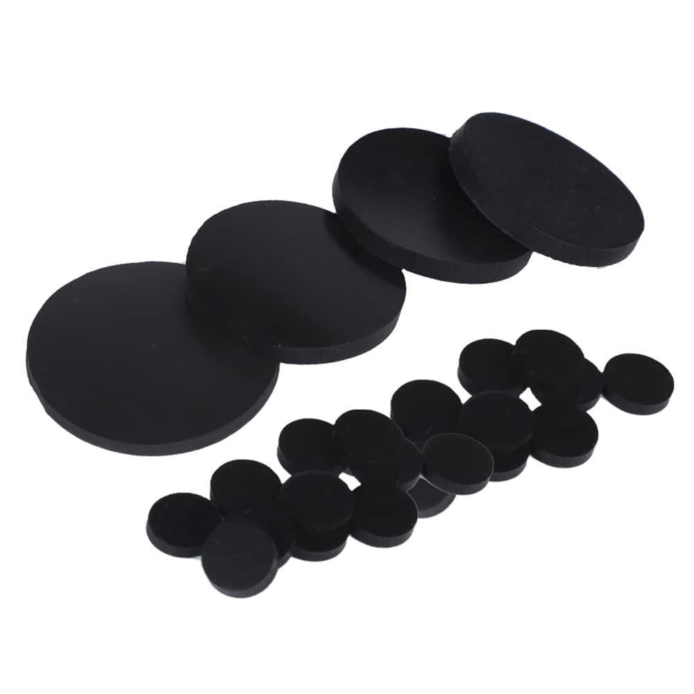 Arandelas para fontanería, 10 arandelas de goma, grosor de 1 mm a 5 mm, hoja de goma redonda sólida, diámetro de 10 mm a 100 mm, almohadilla de juntas de nitrilo NBR (32 mm x 4 mm) (70 mm x 5 mm)