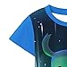 DJYLBV Kids Hollow Knight T-Shirt Suit Boys Girls Child Cartoon Patterns Short Sleeve Tee Shorts 6-10 Years Blue