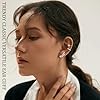 ORAZIO 3 Stücke Ear Cuff Silber Damen Ohrklemme Fake Helix Ohrringe Ohrmanschette Earcuff Silber Fake Piercing Ohrringe Ohrclips Damen Ohne Ohrlöcher Ohrschmuck #1