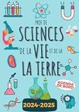  Agenda de Bord 2024/2025 Professeur de Sciences de la Vie et de la Terre: Carnet Organisateur Planificateur Semainier et Mensuel  Cahier Journal Enseignant  Cadeau Prof de SVT  A4
