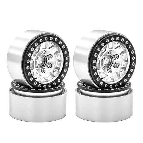 Jantes à billes 1.9 en alliage avec pneus pour crawler 1/10 Axial SCX10 90046 et TRX4