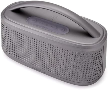 Cubitt Power Pro Gen2 Portable Bluetooth Speaker – 40W Loud Sound, Waterproof IPX7, Bluetooth 5.3, TWS Pairing, Quick USB-C Charging – Gun Metal