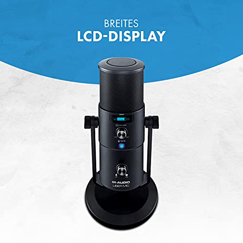 M-Audio Uber Mic - USB Kondensator Mikrofon für Gaming, Streaming, Podcast, Studioaufnahmen, mit 4 Richtcharakteristiken… – Bild 6
