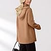fleece jackets Womens Fleece Zip Up Jacket Oversiz... #5