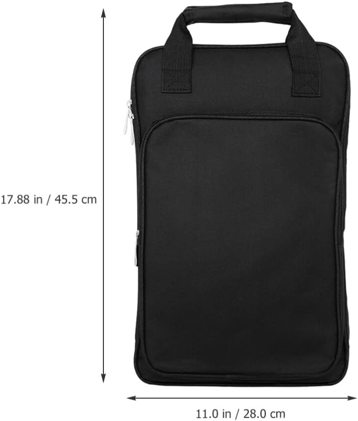 VICASKY Drumstick Bag with Shoulder Strap Drumstick Holder Pouch for Drummers Capacity Storage for Sticks Mallets and Accessories Music Enthusiasts image 3