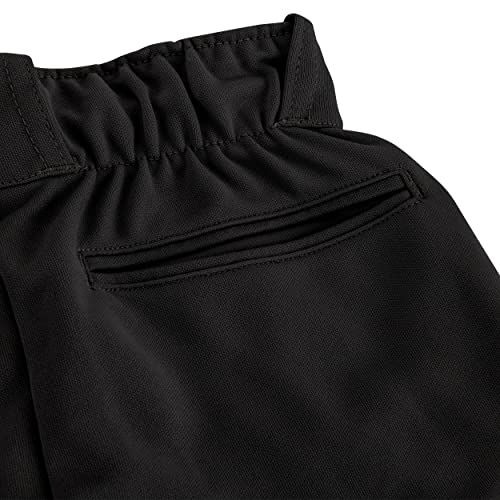 Champro Boys Performance Youth Pull-Up Baseball Pant With Belt Loops , Black, X-Small #TOP2