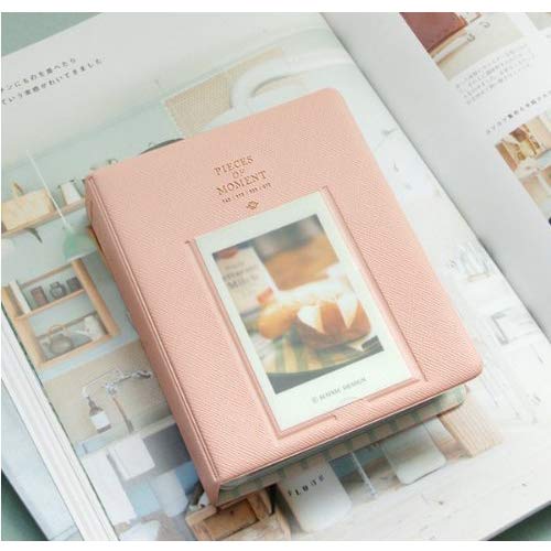 Image of ZENKO 64 Pockets Photo Album for Fujifilm Instant Mini 13 /12 /11 /9 /8 /SE /41 /99 /Evo /Liplay Instant Camera /Mini Link Printer, Polaroid Snap Touch Mint Zip Instant Camera Printer- Blush Pink