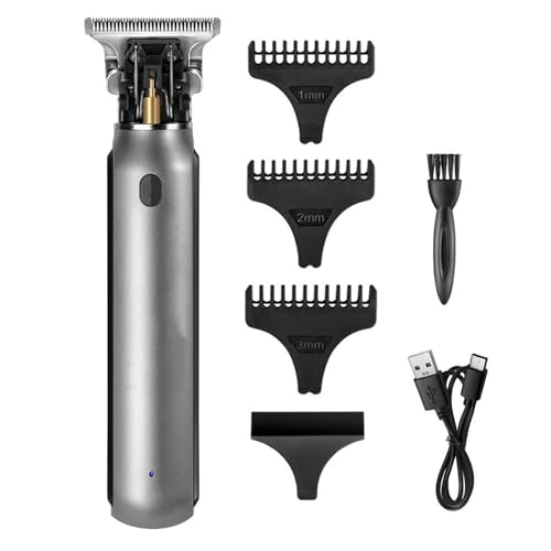 Tijeras de peluquería, Máquina for Cortar Cabello Con Cuchilla En T, Cortador De Peluquero Profesional Inalámbrico Cero Espacios
