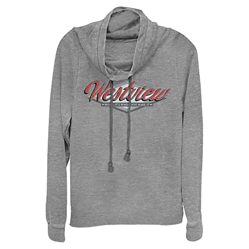Haut knit top Marvel WandaVision Westview col bénitier manches longues femme XS