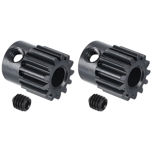 QUARKZMAN 2uds RC 32P Endurecido Piñón Engranaje 5mm Eje 13T Motor