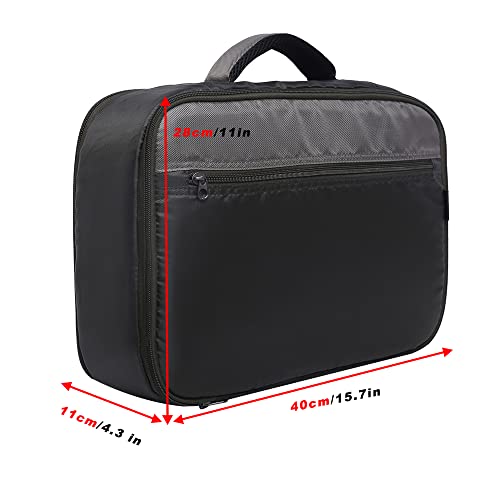 Kylebooker Fishing Reel Gear Bag Portable Fishing Tackle Organizer Storage Bag Reel Case for Spinning Baitcasting Fly Reels (Green)