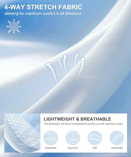 Image of Women's Short Sleeve Workout Shirts UPF 50+ Sun Protection T-Shirts Quick Dry Breathable Gym Running Hiking Tops for Women