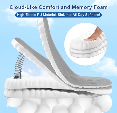Plantillas 4D Cloud con soporte para hombre y mujer, talla 6-8.5 miniatura 5