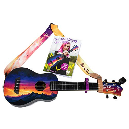 Flight TUS EE PACK Elise Ecklund Sunset Travel 4-String Ukulele Bundle thumb #2