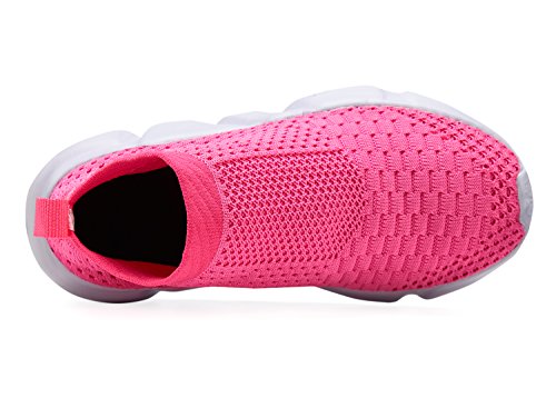 Image of Hetios Girls Sneakers Running Shoes High-Heeled Socks Shoes Boys Athletic Sneakers Kids Sock Shoes (Toddler /Little Kid /Big Kid)