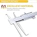Vernier Caliper Claw 0-150/0-200mm Long Claw Internal Groove Caliper for Inner Hole Diameter Measuring Tool Gauge Ruler(0-200mm)