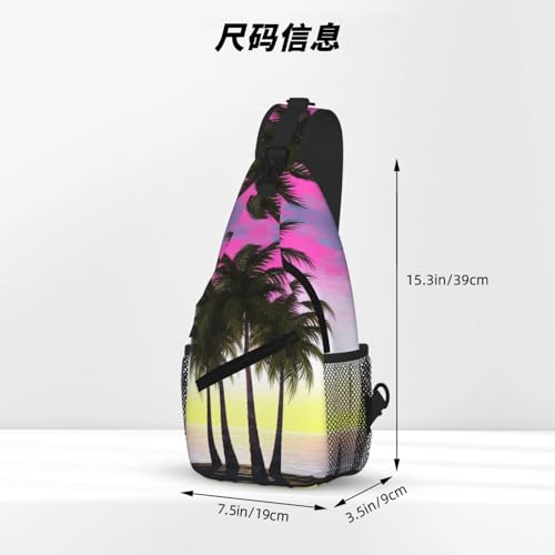 Bolso Cruzado Tropical para Viaje y Senderismo miniatura 4