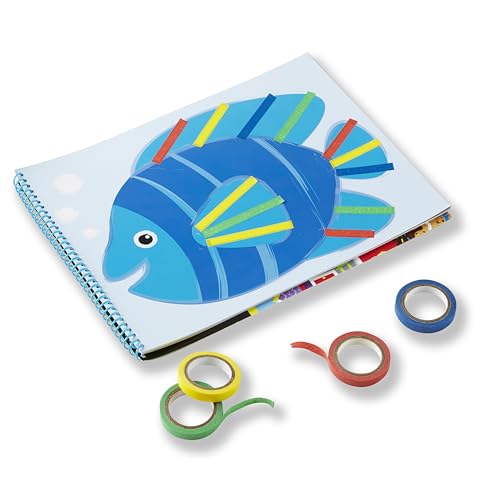 Melissa & Doug 3574 Tape Activity Book: 4 Rolls Of Easy-Tear Tape And 20 Reusable Scenes thumb #3
