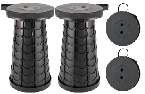 折りたたみ椅子 2個セット 伸縮式 高さ調整可能 1秒開閉 軽量コンパクト 防水 耐荷重250kg キャンプチェア アウトドア用 屋内屋外兼用 釣り/観戦/花火大会対応 持ち手付き