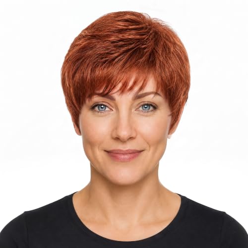 Raquel Welch Women's Pixie Cut Short Brown Wig, WINNER