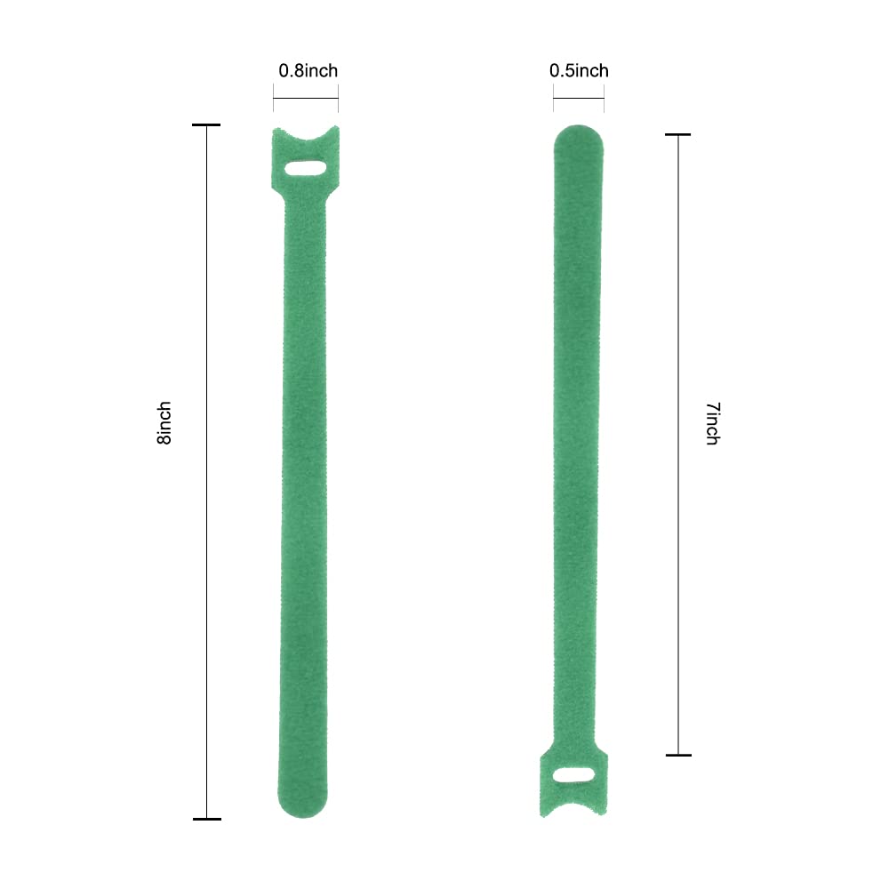 200er-Set Pflanzen-Klipps Aus Nylon – Wiederverwendbare Garten-Kabelbinder Für Ranken, Reben & Kabel