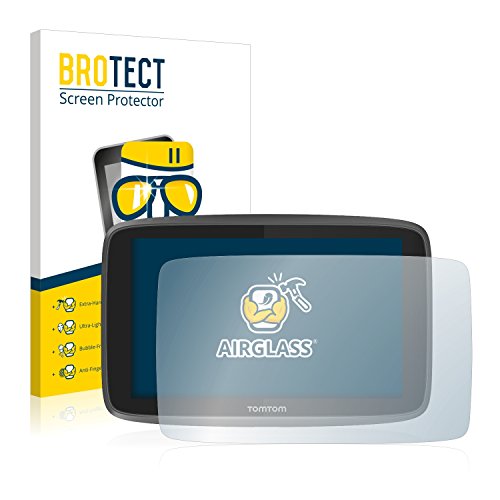 BROTECT Protector Pantalla Cristal Compatible con Tomtom Go 6200 Protector Pantalla Vidrio - Dureza Extrema, Anti-Huellas, AirGlass