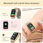 FITVII Nexa Fitness Tracker Answer/Make Calls, Smart Watch with Blood Pressure, Blood Oxygen, 24/7 Heart Rate Monitor, 120+ Sport Mode Activity Tracker with Step Counter, Sleep Tracker for Women Men - Image 3