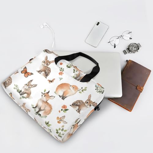 Maletín para portátil ALAZA patrón Woodland Animals 13-15.6 in miniatura 7