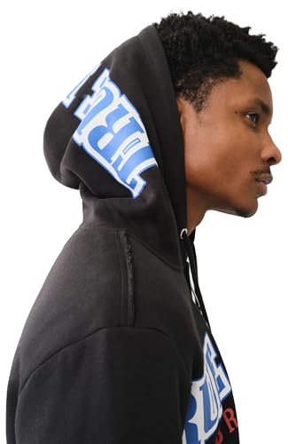 True Religion Men's Raw Exaggerated Icon Zip Up Hoodie4