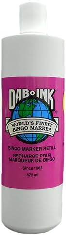 Dab-O-Ink 16oz Purple Bingo Dauber Ink Refill