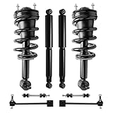 Detroit Axle - 8pc Struts Shocks Kit for Chevy GMC Suburban Yukon XL 1500 Avalanche Tahoe Escalade ESV EXT 2 Front Struts 2 Rear Shock Absorbers 4 Front & Rear Sway Bar Links Replacement Suspension