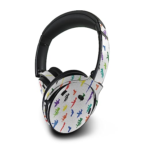 Image of MightySkins Glossy Glitter Skin Compatible with Bose QuietComfort 45 Headphones - Fun Guns | Protective, Durable High-Gloss Glitter Finish | Easy to Apply, Remove, and Change Styles | Made in The USA