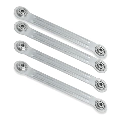 KOMORAX 4 PK Glider Bearing Arm 10" Length, 8 5/8" Hole to Hole Rocker Repair Parts Hardware Kit Replacement (10 Inches Long) Cover