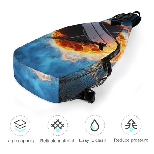Mochila tipo bandolera deportiva y casual para senderismo miniatura 5