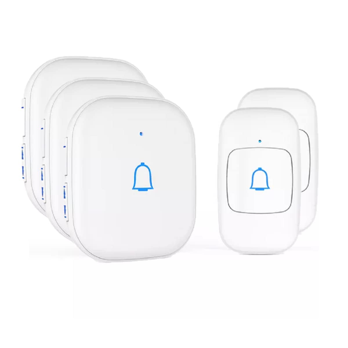Himster Wireless Doorbell, Waterproof Door Bell Chime Kit Alarm for Home at Upto 1000 Feet Range Operating with 56 Melodies, LED Flash, 7 Levels Adjustable Volume (Black 1 Transmitter & 2 Receivers) — Amazon image 12