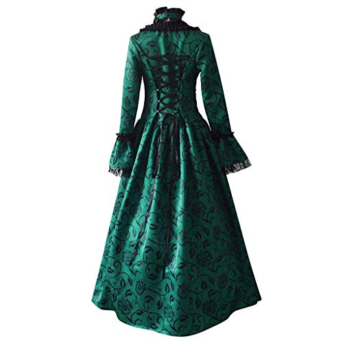 OIOLOYJM Renaissance Costume Women Medieval Sexy Plus Size Witch Vampire Gothic Halloween Costumes Woman 2025 Clothes Dresses
