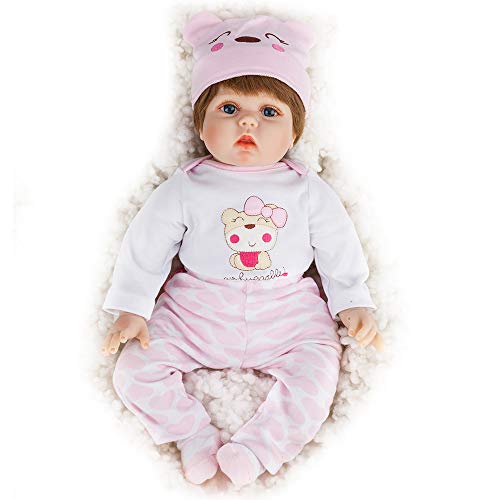 JOYMOR Reborn Baby Doll 22 Inch Lifelike Realistic Vivid Real Looking Dolls Silicone