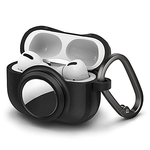 Spigen Tag Armor Duo Designad för Airpods Pro and AirTag Case Cover - Matte svart