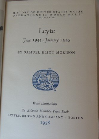 Leyte June 1944 January 1945 Us Navy B000PKU6SG Book Cover