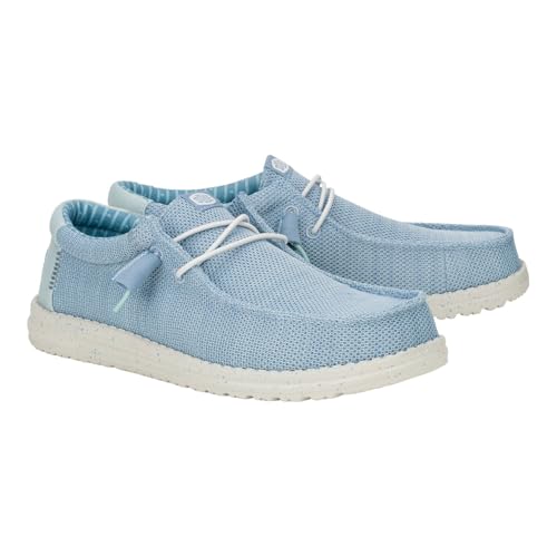 Image of HEYDUDE Men's Wally Stretch Sox Slip-On Loafer, Lightweight, Breathable, with Flex & Fold Outsole