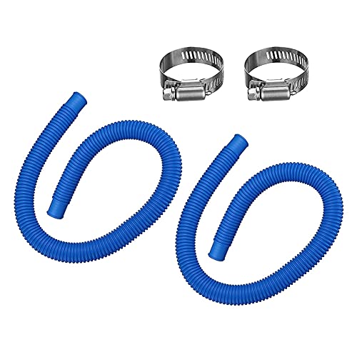 Jkjhbhged Pump Replacement Hose for Above Ground Pools Filter Pump 607, 637, 330GPH, 530GPH, 1,000GPH 59Inch Long 1.25Inch