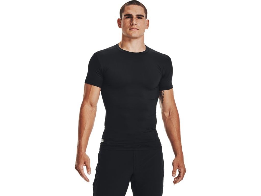 Under Armour Men UA TAC HeatGear COMP Tee, Cooling & Breathable Running Shirt for Men, Athletic T Shirt with Anti-Odour Material