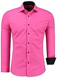 pinkes hemdblusenkleid HOHER TRAGEKOMFORT: Kein kratzen, schwitzen und einlaufen mehr durch sorgfältige Verarbeitung & hochwertige Rohstoffe