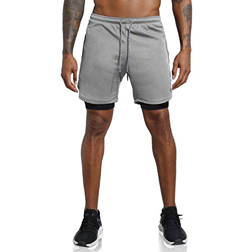 Image of IVAAN Black Polyester Shorts for Running- Regular, Gym