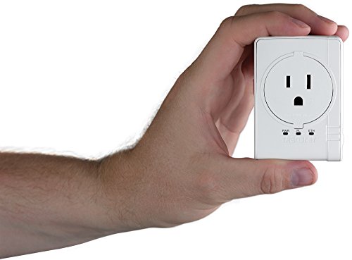 Image of TRENDnet Powerline AV500 Compact Gigabit Single Network Adapter, with Power Outlet Pass-Through, TPL-407E