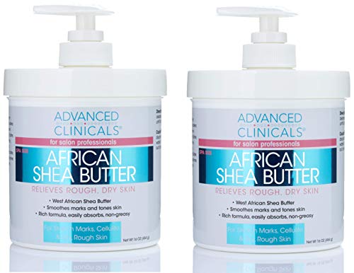 Advanced Clinicals Skin Care Anti Aging Creams Face & Body Moisturizer Lotions For Reducing Appearance Of Dry Skin, Age Spots, Wrinkles, & Sun Damaged Skin, Value Size 16 Ounce (16 Ounce (Pack of 2)