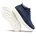 oiMKoi Men's Chukka Boots Casual Fashion Sneakers Lace Up Leather Ankle Boots Slip On Lightweight Walking Driving Shoes （Blue, 12）