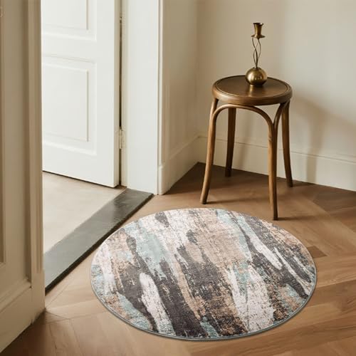 Image of Carvapet Modern Abstract 24 inch /61 cm Round Rugs