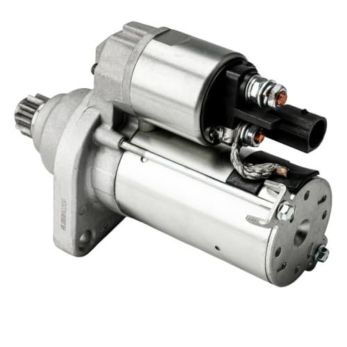 Image of PHILTOP 17970N New Starter Motor Replacement for Volkswagen,Audi for Tiguan | for Jetta,GTI,CC,Passat,Beetle,Golf,Eos,A3,for Jetta City,for Tiguan Limited,Golf City,R32,TT Quattro,TT 1.1 KW OE 02M911023G